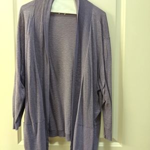 Lilac cardigan, very light weight
